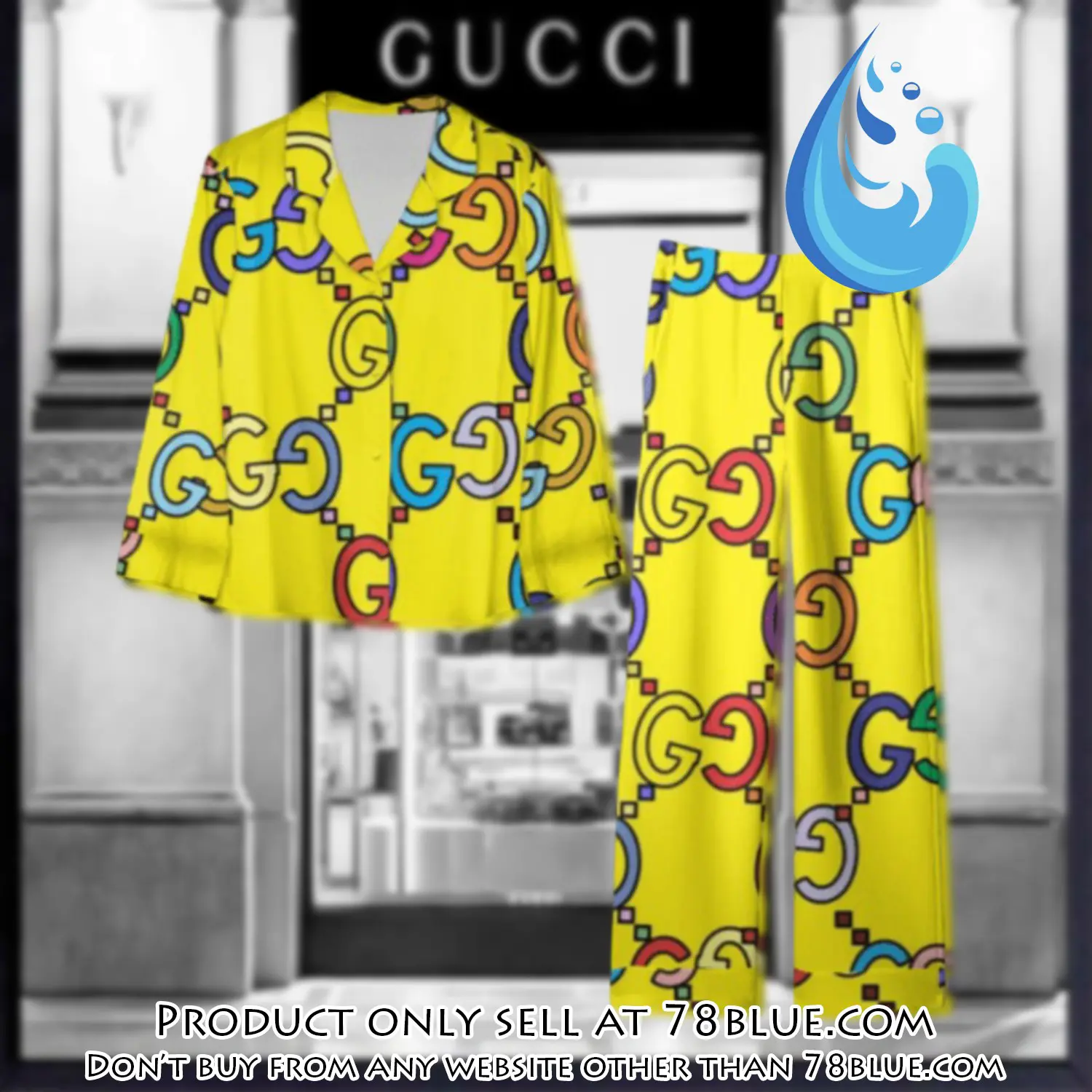 Trending luxury gc satin pajama set pjs1060 78b2033548